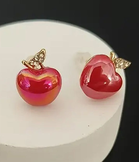 APPLE SHAPE PEARL EARRING