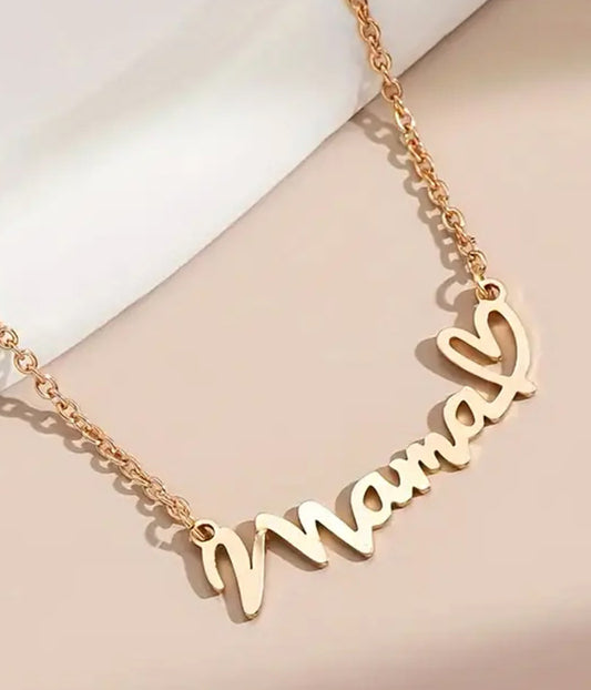 MAMA HEART PENDANT NECKLACE