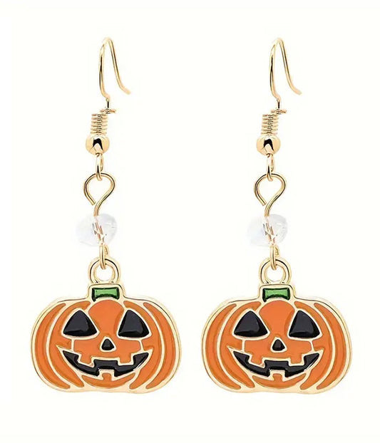 HALLOWEEN THEME PUMPKIN EARRING