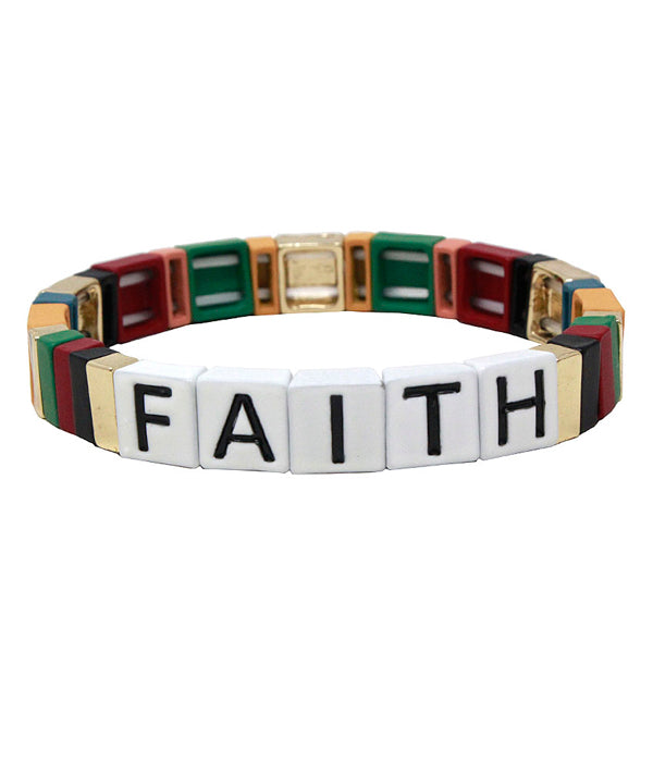 LEGO INSPIRATION STRETCH BRACELET - FAITH