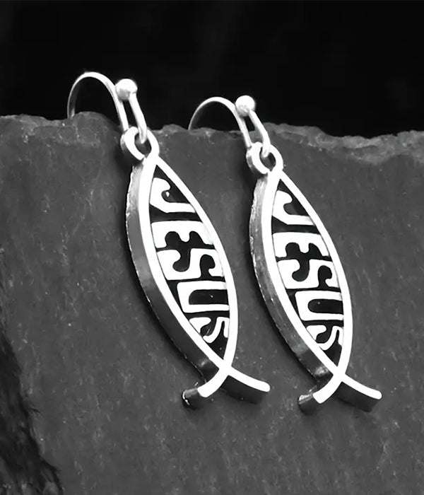 RELIGIOUS INSPIRTION FISH EARRING