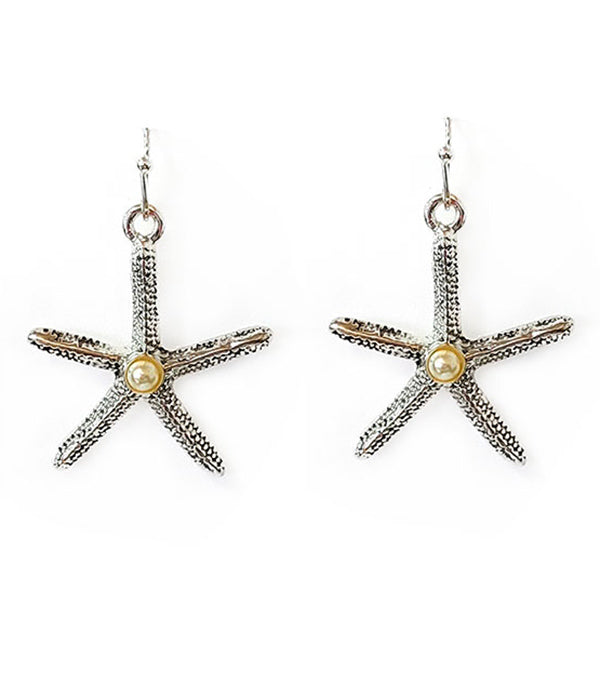 SEALIFE THEME STARFISH EARRING