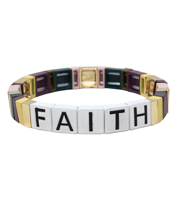 LEGO INSPIRATION STRETCH BRACELET - FAITH