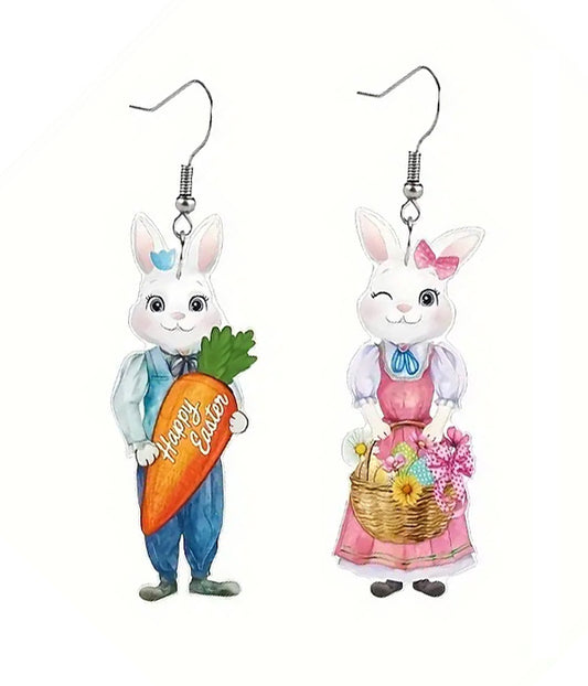 EASTER THEME BUNNY EARRING