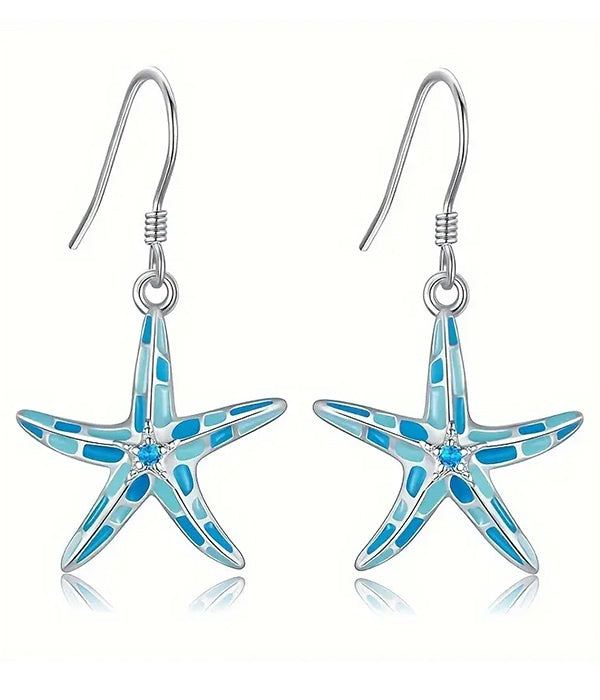 SEALIFE THEME STARFISH EARRING
