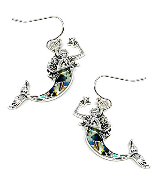 ABALONE MERMAID EARRING