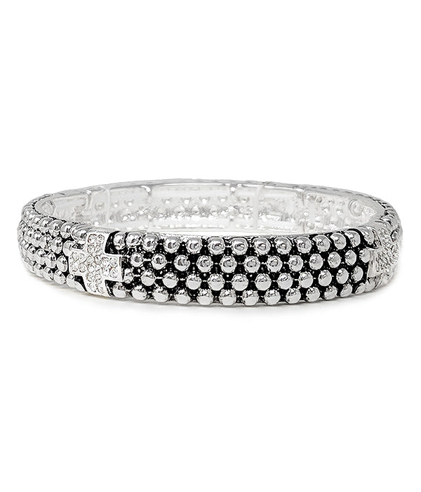 DESIGNER TEXTURED STRETCH BRACELET