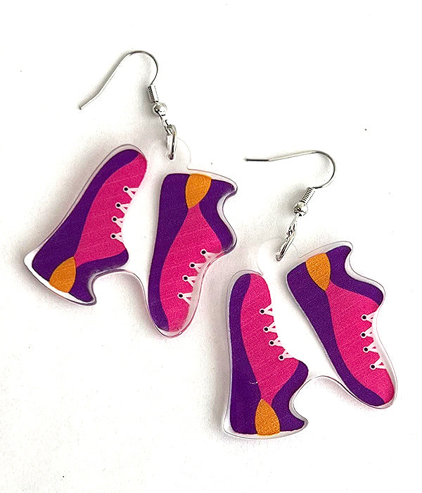 GOLF THEME ACRYLIC EARRING - SHOE