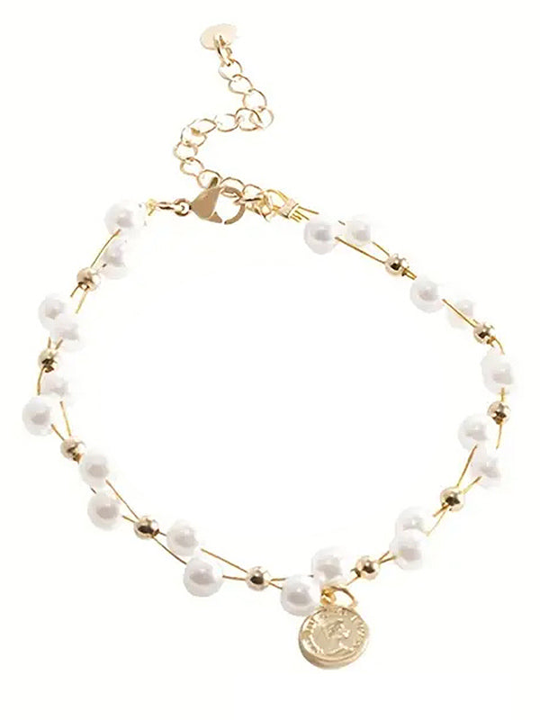 DOUBLE LAYER PEARL BRACELET