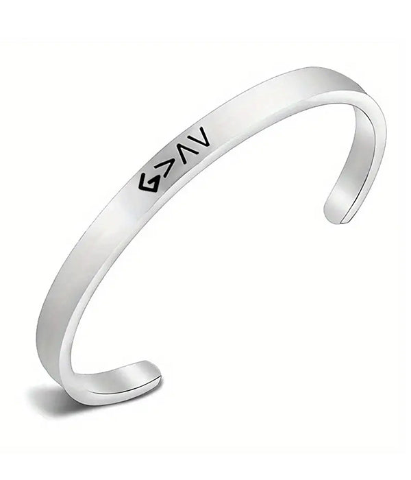 God Greater Than Highs Lows BANGLE Bracelet