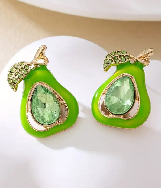 EPOXY AVOCADO EARRING