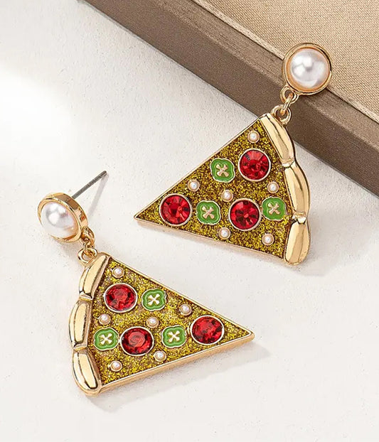 PIZZA SLICE EARRING