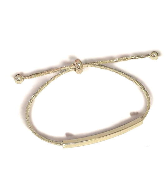 METAL BAR PULL BRACELET