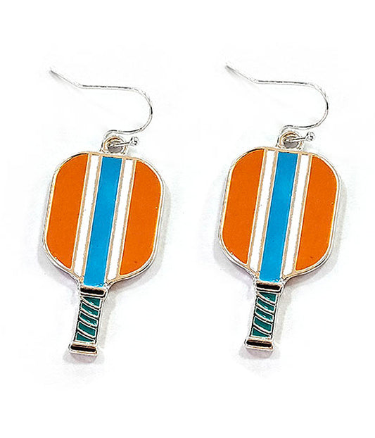 EPOXY PICKLEBALL PADDLE EARRING