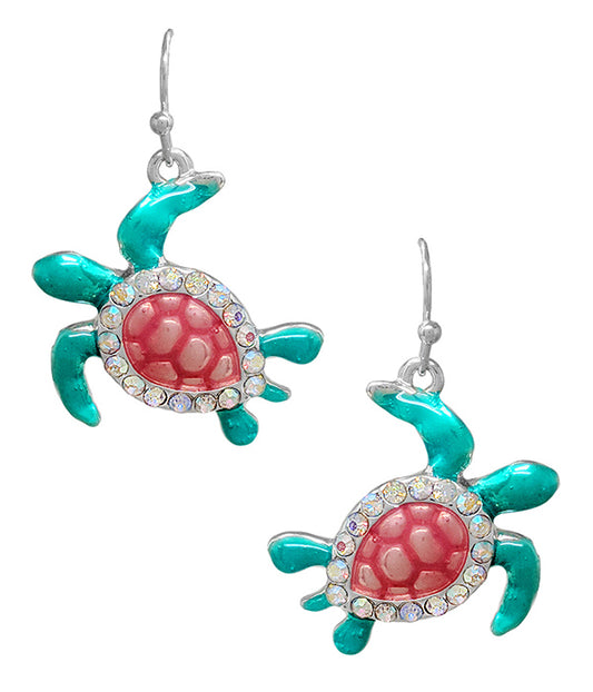 SEALIFE THEME EARRING - TURTLE