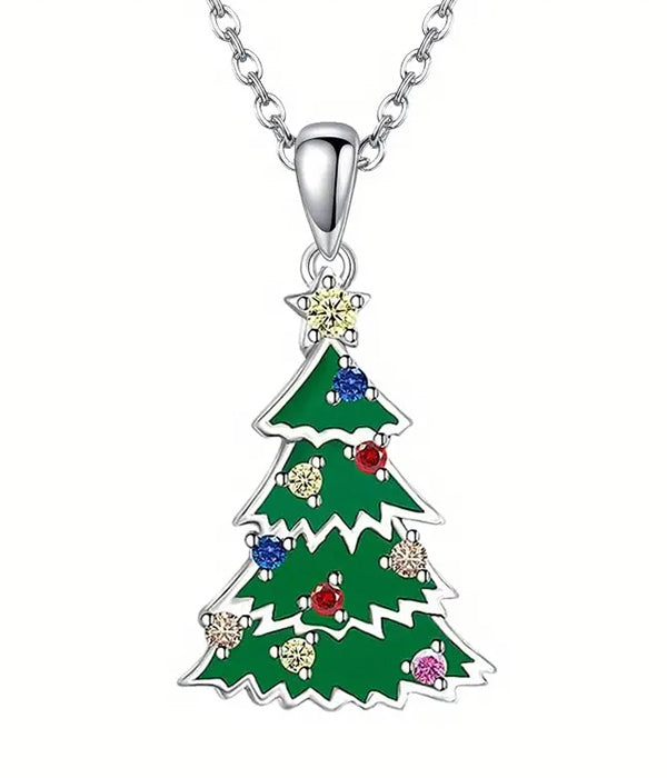 CHRISTMAS THEME NECKLACE - TREE