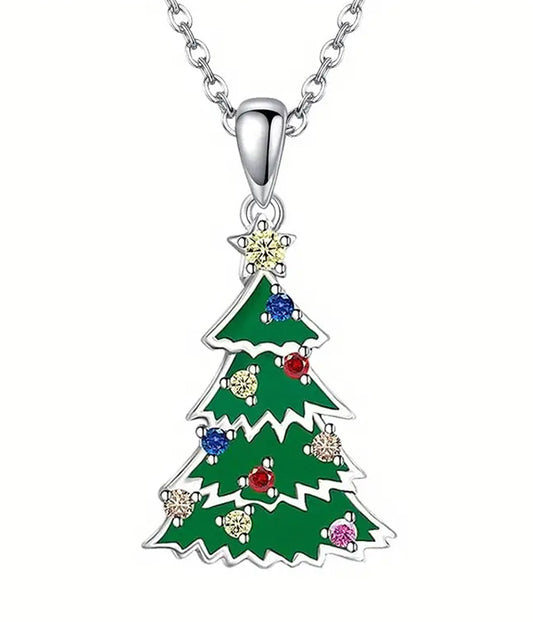 CHRISTMAS THEME NECKLACE - TREE