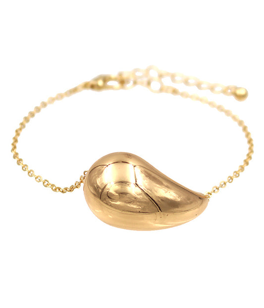 METAL TEARDROP CHAIN BRACELET