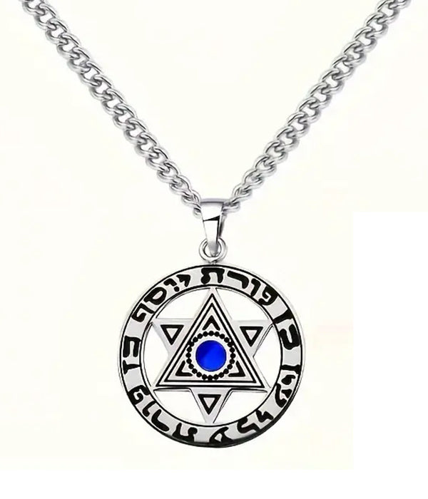 STAR OF DAVID PENDANT LONG NECKLACE