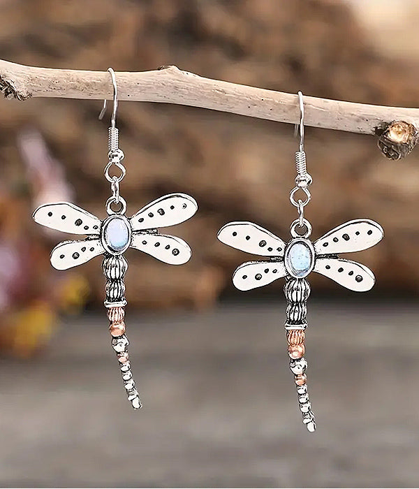 VINTAGE DRAGONFLY EARRING