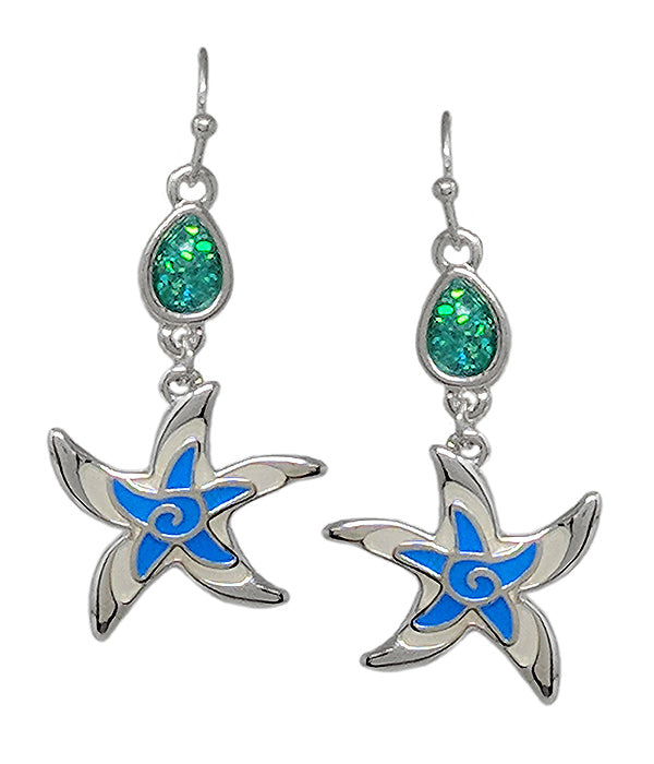 SEALIFE THEME OPLA EARRING - STARFISH