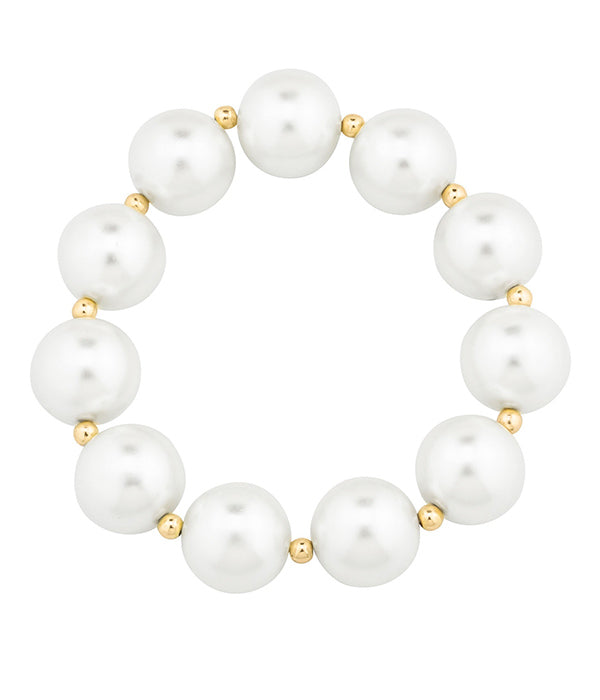 MULTI PEARL STRETCH BRACELET