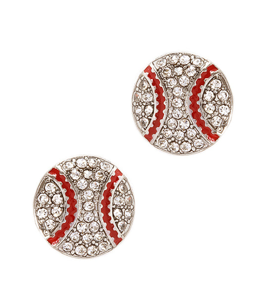 SPORT THEME EARRING - BASEBALL