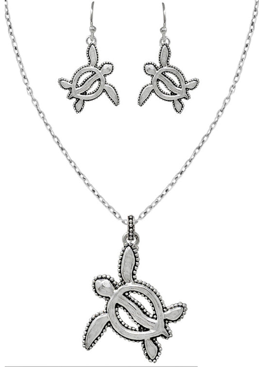 SEALIFE THEME NECKLACE - TURTLE