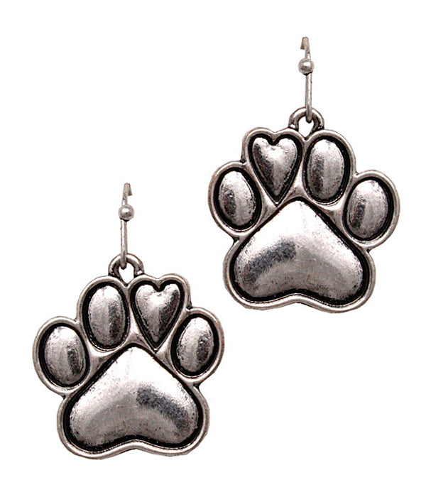 PAW PRINT EARRING