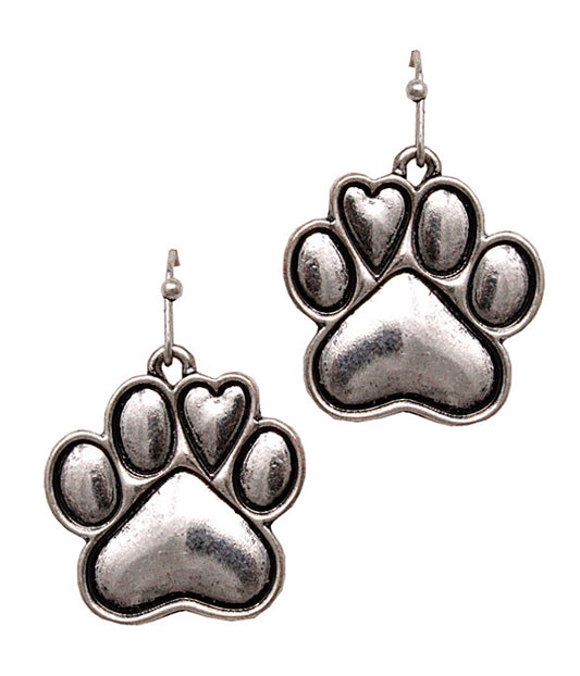 PAW PRINT EARRING