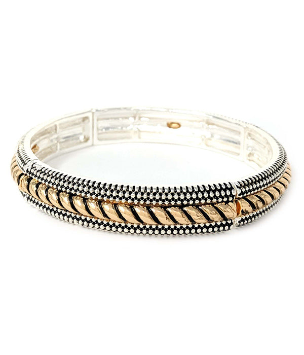 DESIGNER TEXTURED STRETCH BRACELET