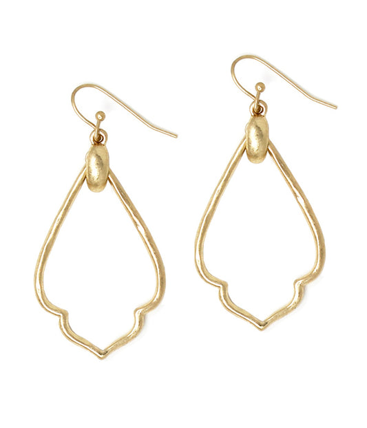 METAL WIRE EARRING