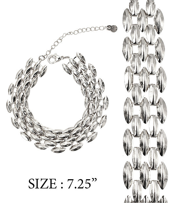 MULTI CHAIN LINK BRACELET