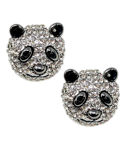 CRYSTAL PANDA EARRING