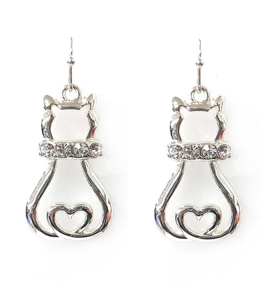 PET LOVERS THEME CAT EARRING