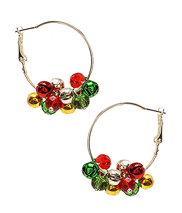 CHRISTMAS THEME EARRING - BELL