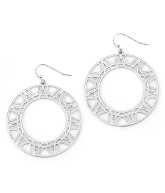 METAL HOOP EARRING