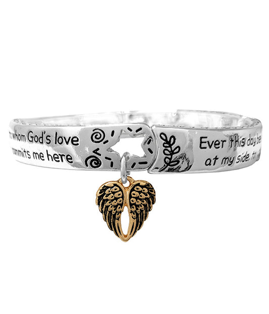 RELIGIOUS INSPIRATION STRETCH BRACELET - GUARDIAN ANGEL