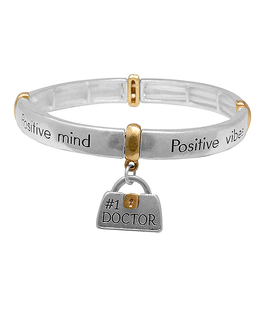 INSPIRATION DOCTOR THEME STRETCH BRACELET