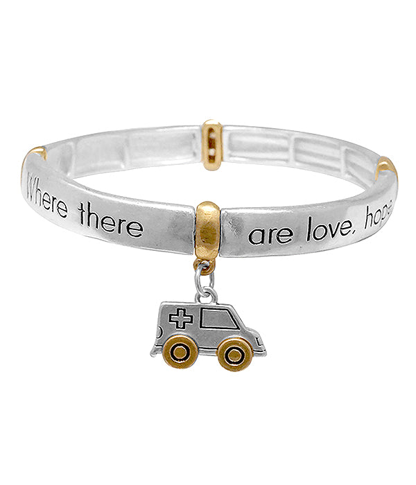 INSPIRATION HOSPITAL THEME STRETCH BRACELET