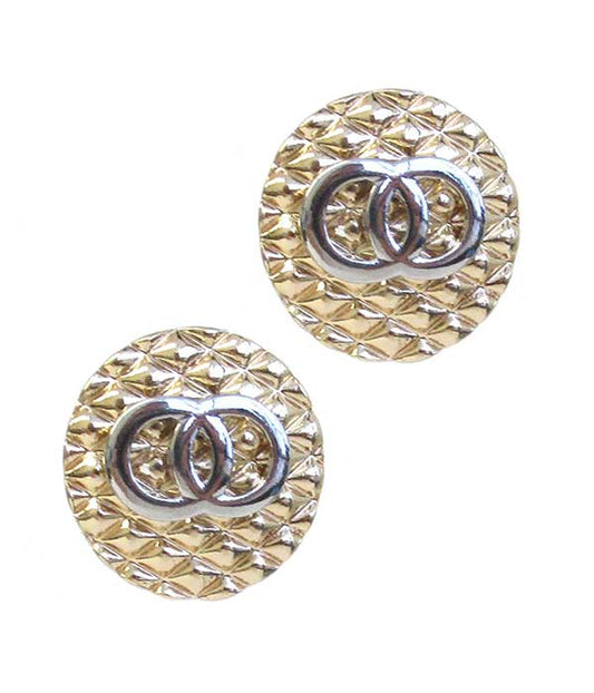 DOUBLE O DISC EARRING