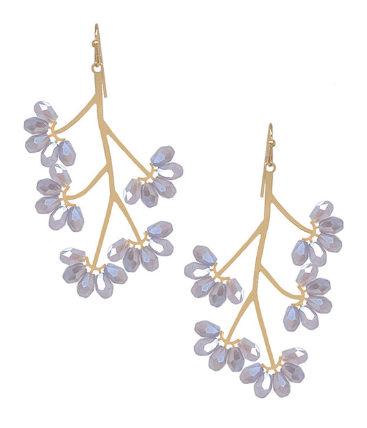 CRYSTAL BRANCH EARRING