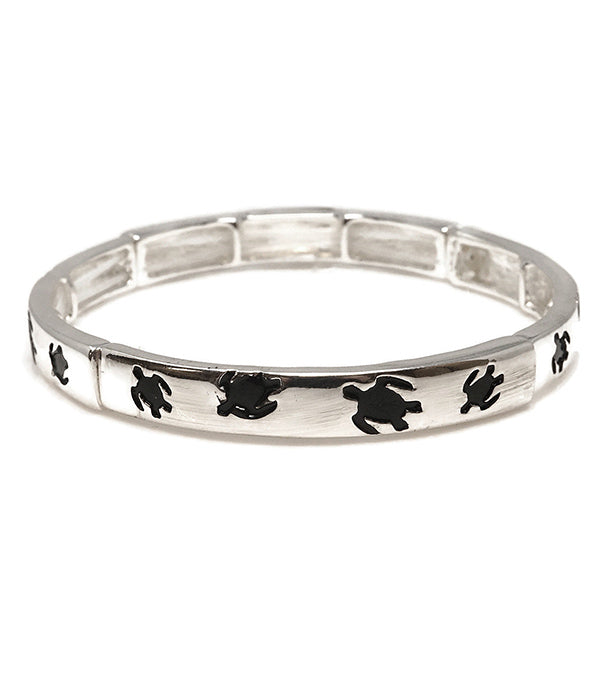 SEALIFE THEME STRETCH BRACELET - TURTLE