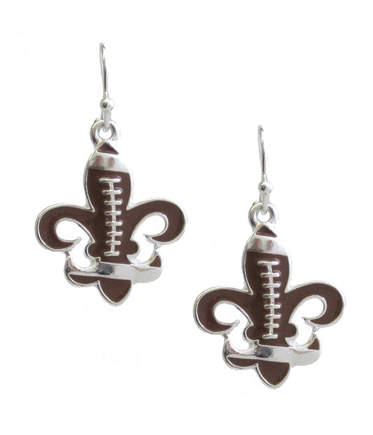 EPOXY FLEUR DE LIS EARRING