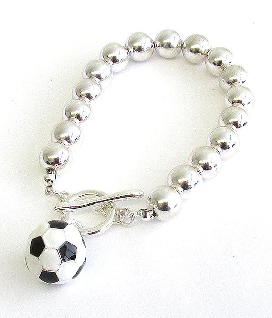 SPORT THEME STRETCH BRACELET - SOCCER