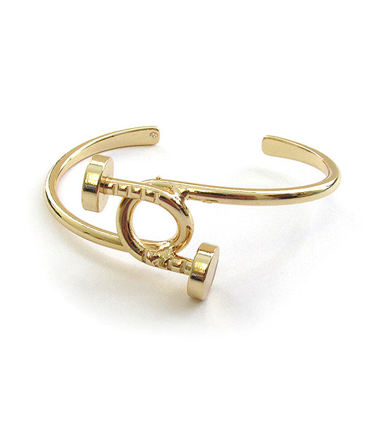 BRASS NAIL BRACELET