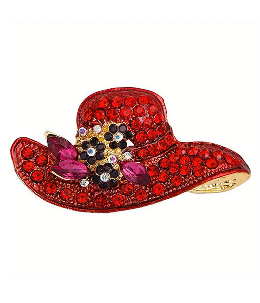 RED HAT BROOCH