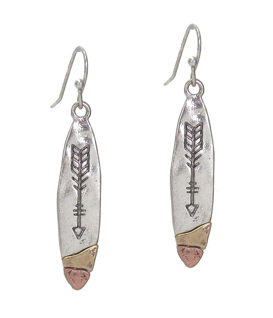 ARROW METAL BAR EARRING