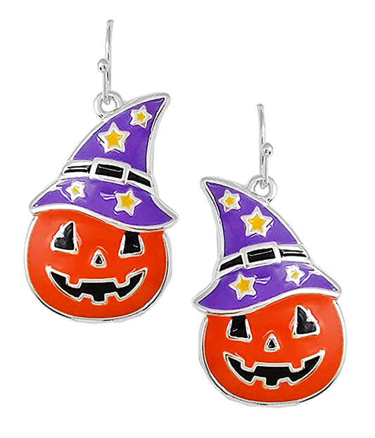 HALLOWEEN THEME EARRING - PUMPKIN