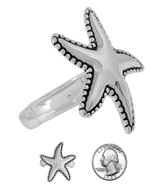 SEALIFE THEME STRETCH RING - STARFISH